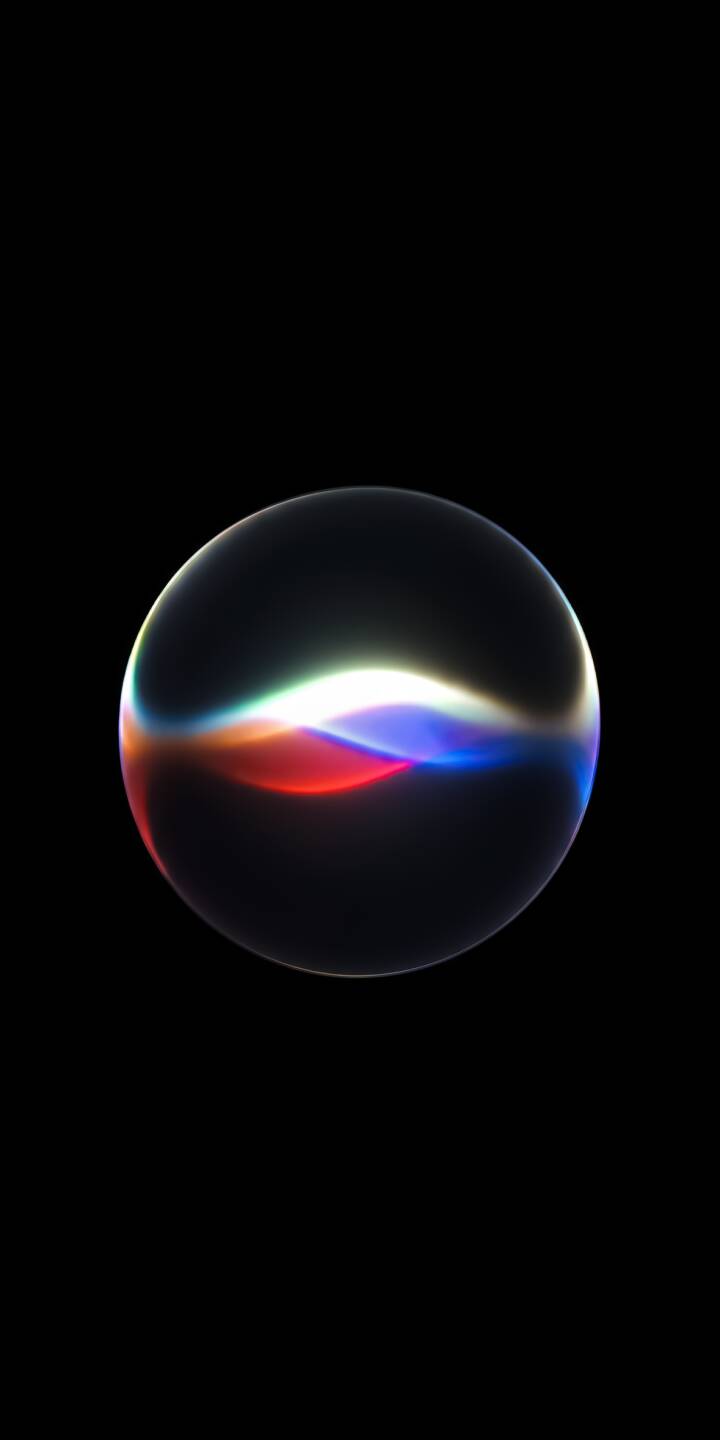 Vibrant, wavy red, blue, and white lights pulse within a sleek black sphere, creating a captivating digital assistant aesthetic in this 4K wallpaper — a stunning dynamic wallpaper for iPhone. | neon glow iphone abstract minimalist wallpaper mobile 4k wallpaper hd wallpaper orb siri digital assistant Vibrant, wavy red, blue, and white lights pulse within a sleek black sphere, creating a captivating digital assistant aesthetic in this 4K wallpaper — a stunning dynamic wallpaper for iPhone.