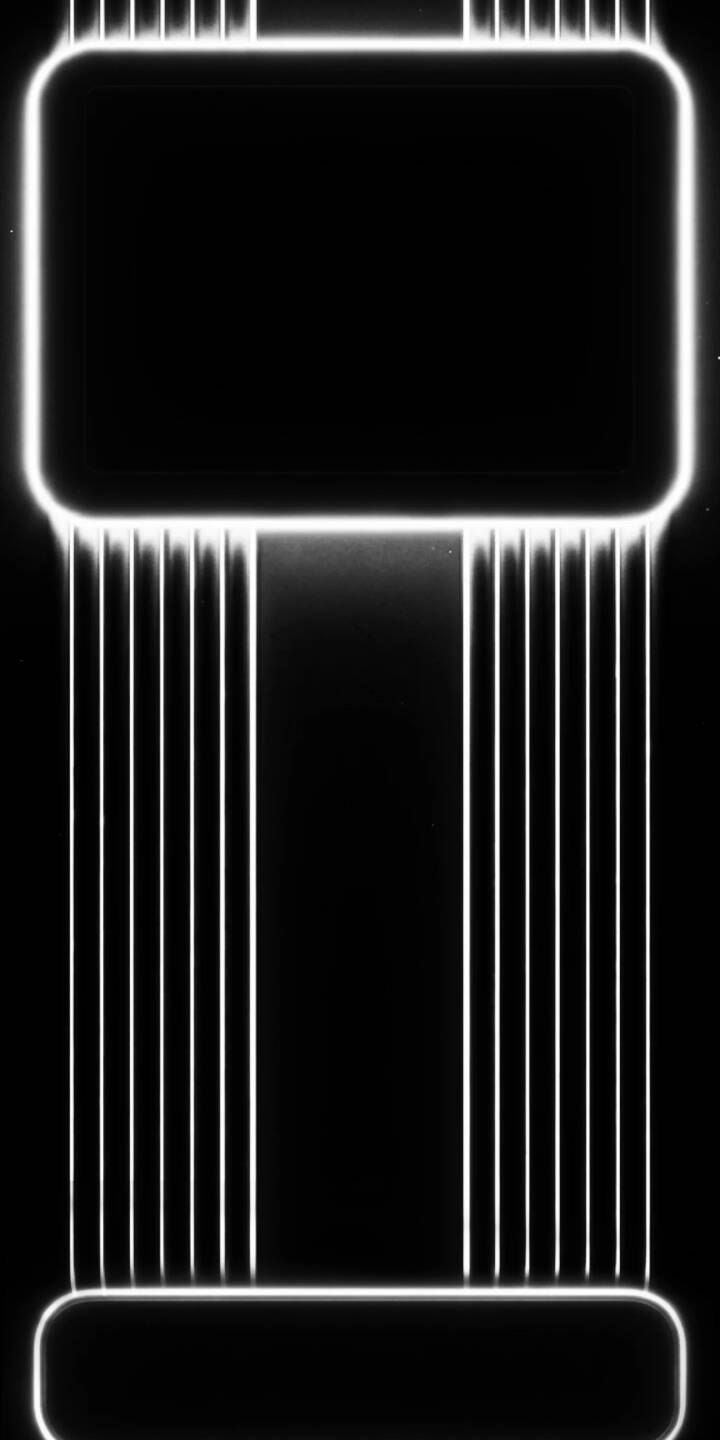 The stark glowing white lines create an ethereal frame against a deep black void in this striking 4K wallpaper, making it a perfect minimalist aesthetic wallpaper for iPhone. | aesthetic dark neon iphone abstract minimalist wallpaper futuristic mobile 4k wallpaper hd wallpaper glowing lines The stark glowing white lines create an ethereal frame against a deep black void in this striking 4K wallpaper, making it a perfect minimalist aesthetic wallpaper for iPhone.