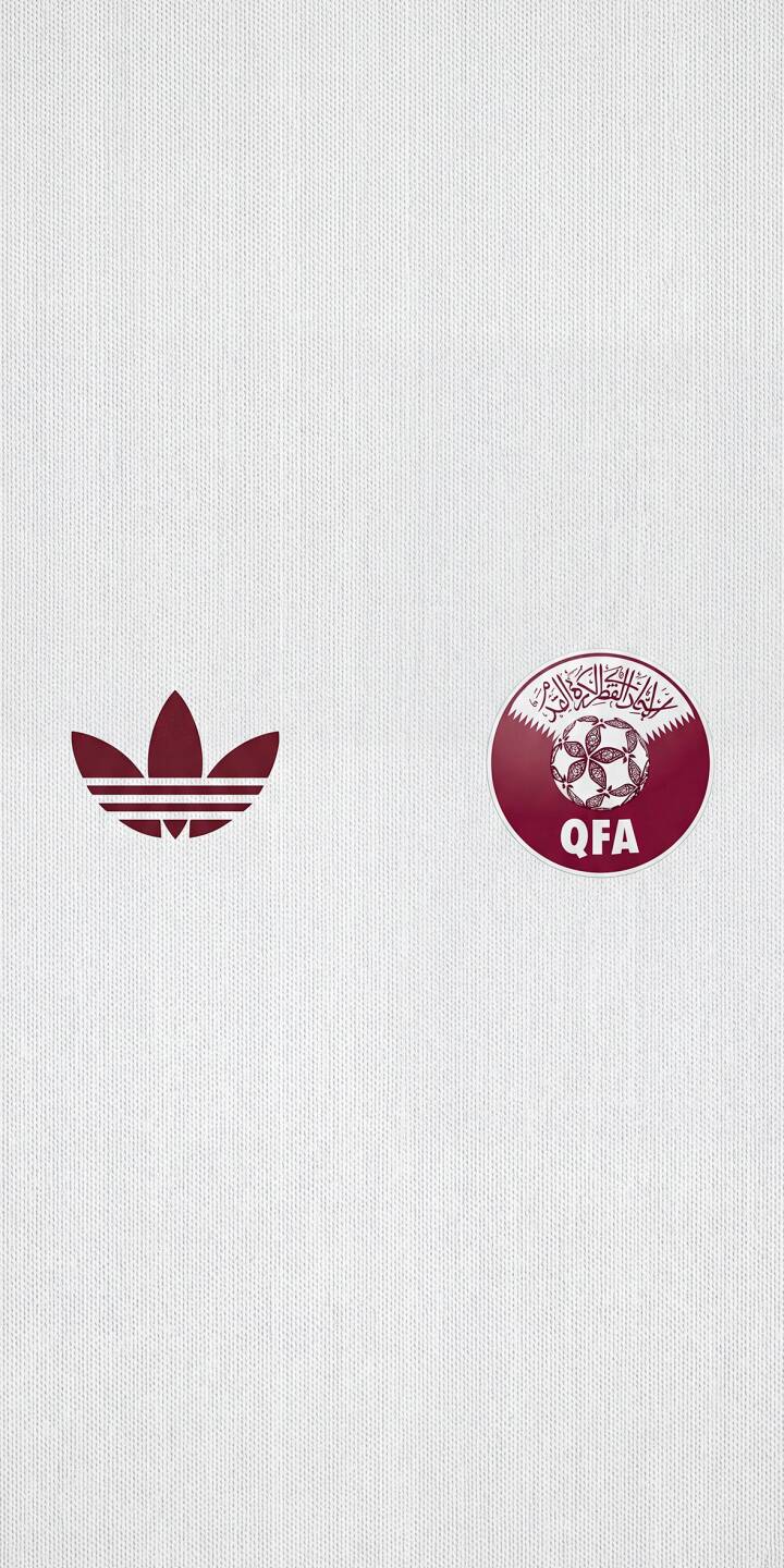 Show your support for Qatar at the FIFA World Cup 2026™ with this stunning 4K iPhone wallpaper. Crafted from the official Qatar away jersey texture, this wallpaper captures the true spirit of one of the 48 nations competing on the world's biggest stage. Perfect for fans heading into the tournament. | logo iphone minimalist adidas wallpaper sport mobile home white aesthetic 4k wallpaper hd wallpaper 2026 fifa world cup fifa world cup qfa fifa world cup 2026 world cup 2026 fifa 2026 jersey 2026 qatar football away away kits home kits Show your support for Qatar at the FIFA World Cup 2026™ with this stunning 4K iPhone wallpaper. Crafted from the official Qatar away jersey texture, this wallpaper captures the true spirit of one of the 48 nations competing on the world's biggest stage. Perfect for fans heading into the tournament.