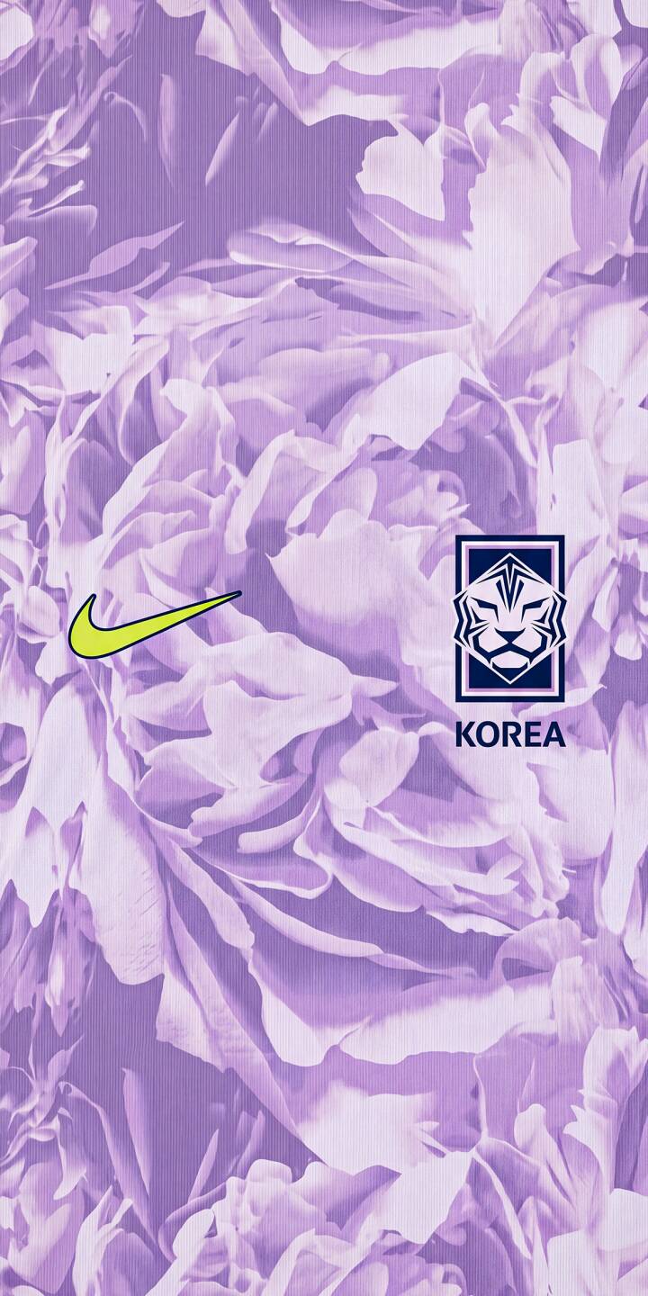Show your support for South Korea at the FIFA World Cup 2026™ with this stunning 4K iPhone wallpaper. Crafted from the official South Korea away jersey texture, this wallpaper captures the true spirit of one of the 48 nations competing on the world's biggest stage. Perfect for fans heading into the tournament. | sports nike iphone wallpaper mobile home 4k wallpaper hd wallpaper korea floral pattern 2026 fifa world cup purple aesthetic fifa world cup fifa world cup 2026 world cup 2026 fifa 2026 jersey 2026 korean football tiger crest away away kits home kits Show your support for South Korea at the FIFA World Cup 2026™ with this stunning 4K iPhone wallpaper. Crafted from the official South Korea away jersey texture, this wallpaper captures the true spirit of one of the 48 nations competing on the world's biggest stage. Perfect for fans heading into the tournament.