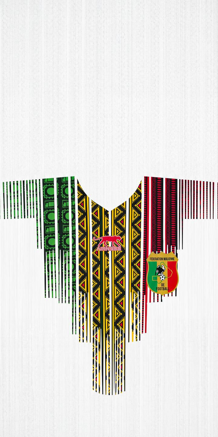 Show your support for Mali at 2026 with this stunning 4K iPhone wallpaper. Crafted from the official Mali home kit jersey texture, this wallpaper captures the true spirit of one of the nations competing on the world's biggest stage. Perfect for fans heading into the tournament. | iphone minimalist wallpaper vibrant mobile 4k wallpaper hd wallpaper football kit red bull mali mali football african patterns Show your support for Mali at 2026 with this stunning 4K iPhone wallpaper. Crafted from the official Mali home kit jersey texture, this wallpaper captures the true spirit of one of the nations competing on the world's biggest stage. Perfect for fans heading into the tournament.