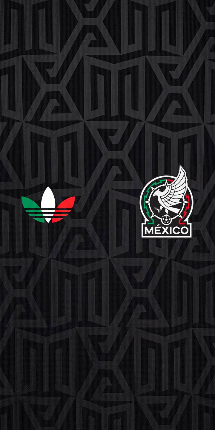 A bold, dark textured background featuring the iconic Adidas Trefoil and Mexico National Football Team crest creates a stylish 4K wallpaper for your iPhone. This minimalist design, subtly incorporating the green, white, and red national colors, makes an exceptional mobile wallpaper for dedicated fans. | football dark crest iphone minimalist adidas wallpaper mobile 4k wallpaper hd wallpaper mexico fmf A bold, dark textured background featuring the iconic Adidas Trefoil and Mexico National Football Team crest creates a stylish 4K wallpaper for your iPhone. This minimalist design, subtly incorporating the green, white, and red national colors, makes an exceptional mobile wallpaper for dedicated fans.