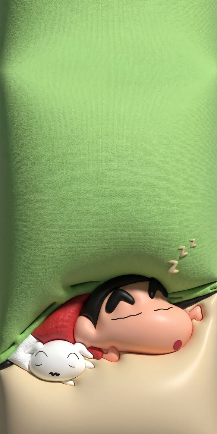 Shin Chan is peacefully tucked under a vibrant green blanket with his dog Shiro, both sound asleep and emitting 'ZzZ' symbols in this adorable 4K wallpaper. This charming 3D rendered wallpaper is perfect for personalizing your iPhone. | anime cute iphone wallpaper sleepy mobile 4k wallpaper hd wallpaper shin chan 3d art shiro crayon shin chan Shin Chan is peacefully tucked under a vibrant green blanket with his dog Shiro, both sound asleep and emitting 'ZzZ' symbols in this adorable 4K wallpaper. This charming 3D rendered wallpaper is perfect for personalizing your iPhone.