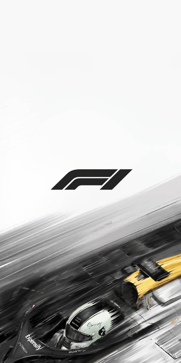 Dynamic monochrome speed streaks surge around a sleek black and yellow Formula 1 car and the iconic F1 logo in this captivating 4K wallpaper. This stunning wallpaper for iPhone is perfect for racing enthusiasts. | race car iphone minimalist motorsport dynamic wallpaper f1 speed formula 1 mobile 4k wallpaper hd wallpaper Dynamic monochrome speed streaks surge around a sleek black and yellow Formula 1 car and the iconic F1 logo in this captivating 4K wallpaper. This stunning wallpaper for iPhone is perfect for racing enthusiasts.
