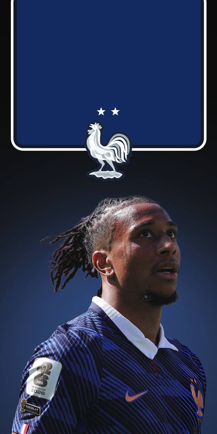 The French footballer's distinctive dreadlocks are highlighted as he gazes upwards, wearing a vivid blue striped jersey and proudly displaying the French rooster emblem, making for an epic 4K wallpaper. This stunning mobile wallpaper is perfect for any iPhone user wanting to celebrate their team. | sports iphone soccer wallpaper mobile 4k wallpaper hd wallpaper national team france football dreadlocks blue jersey french footballer The French footballer's distinctive dreadlocks are highlighted as he gazes upwards, wearing a vivid blue striped jersey and proudly displaying the French rooster emblem, making for an epic 4K wallpaper. This stunning mobile wallpaper is perfect for any iPhone user wanting to celebrate their team.