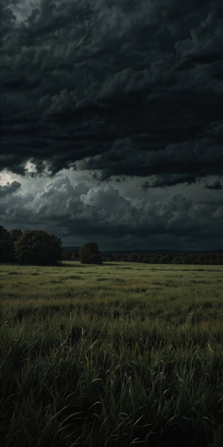 Heavy, dark storm clouds loom dramatically over a vast, dew-kissed green field in this atmospheric 4K wallpaper. This immersive nature wallpaper captures a moody landscape, perfect for any iPhone user seeking a striking background. | landscape dark storm iphone nature clouds wallpaper mobile moody 4k wallpaper hd wallpaper atmospheric Heavy, dark storm clouds loom dramatically over a vast, dew-kissed green field in this atmospheric 4K wallpaper. This immersive nature wallpaper captures a moody landscape, perfect for any iPhone user seeking a striking background.