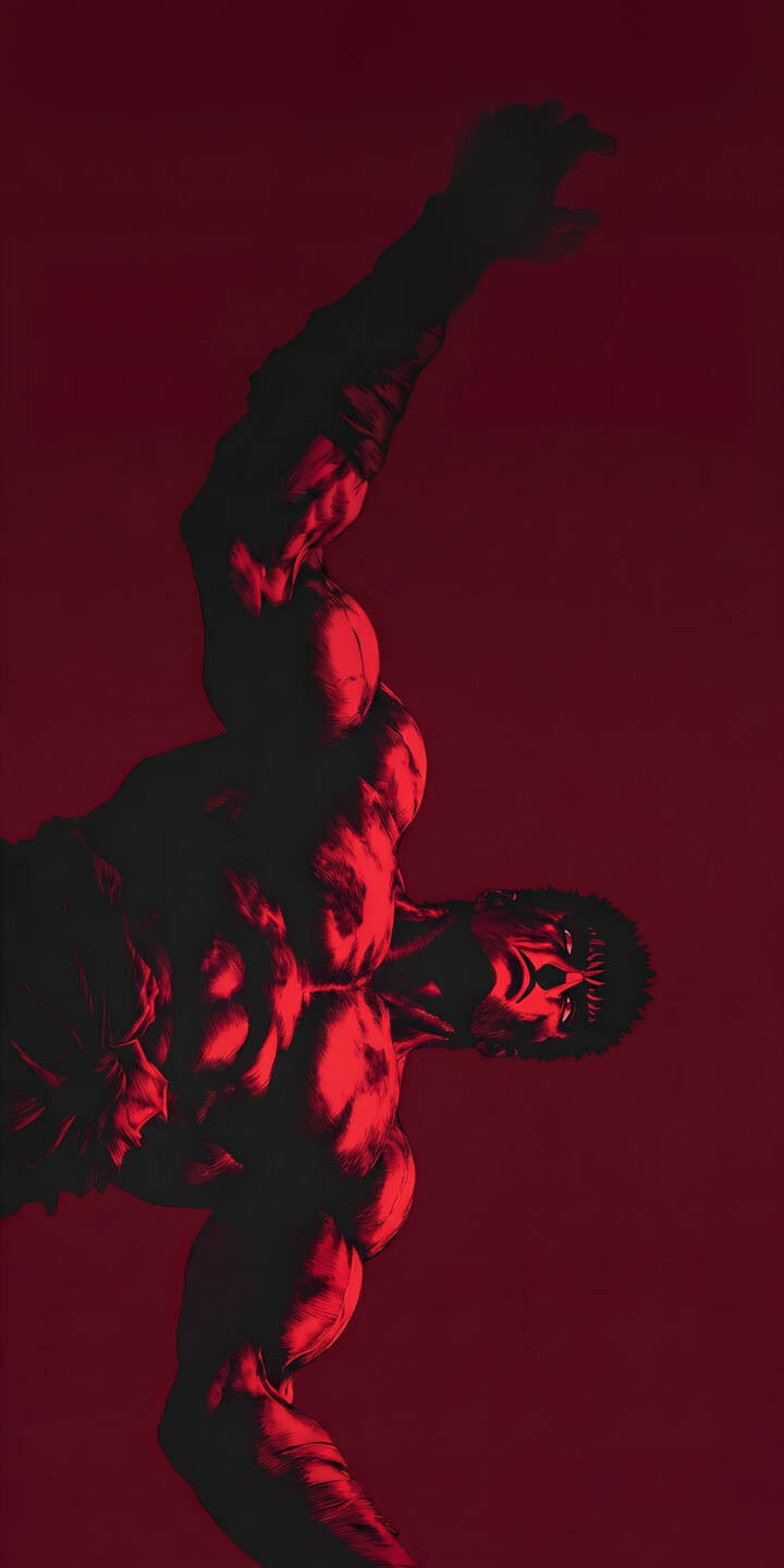 Crimson light defines Guts' contorted, enraged face and bulging muscles, his arm reaching upwards in this strikingly visceral 4K wallpaper. This dark fantasy wallpaper is a powerful backdrop for any iPhone screen, immersing users in the world of Berserk. | anime iphone wallpaper guts berserk mobile rage 4k wallpaper hd wallpaper red aesthetic dark fantasy intense Crimson light defines Guts' contorted, enraged face and bulging muscles, his arm reaching upwards in this strikingly visceral 4K wallpaper. This dark fantasy wallpaper is a powerful backdrop for any iPhone screen, immersing users in the world of Berserk.