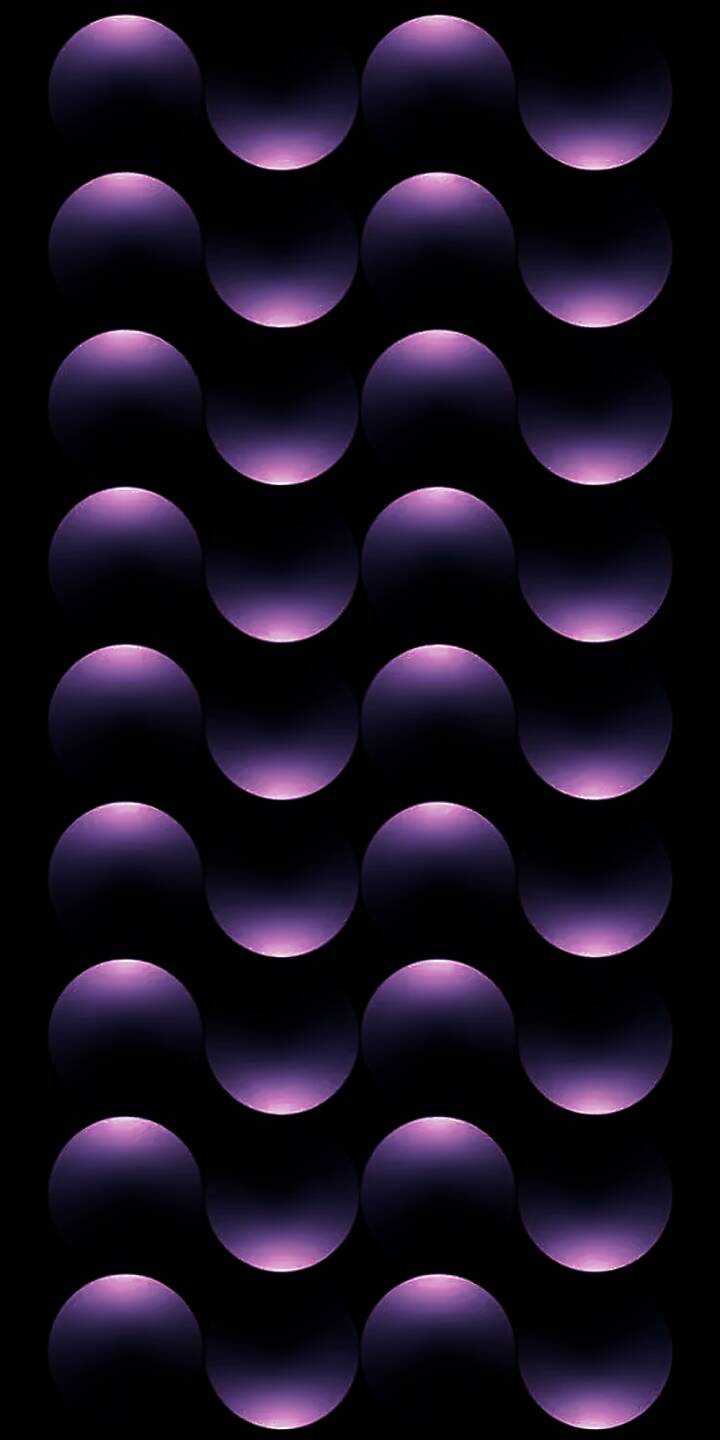 Rhythmic rows of curved purple shapes cast soft, ethereal light against a deep black canvas, creating a captivating 4K wallpaper that enhances any iPhone screen. | aesthetic dark purple pattern iphone abstract waves wallpaper mobile glowing 4k wallpaper hd wallpaper Rhythmic rows of curved purple shapes cast soft, ethereal light against a deep black canvas, creating a captivating 4K wallpaper that enhances any iPhone screen.