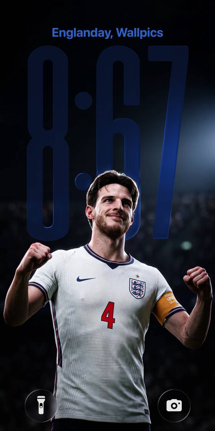 A broad, confident smile graces Declan Rice's face as he celebrates, fists clenched, in this vibrant 4K wallpaper featuring his iconic white England number 4 jersey. This stunning wallpaper is perfect for any iPhone displaying the star midfielder. | sports football celebration iphone soccer wallpaper mobile declan rice 4k wallpaper hd wallpaper england midfielder A broad, confident smile graces Declan Rice's face as he celebrates, fists clenched, in this vibrant 4K wallpaper featuring his iconic white England number 4 jersey. This stunning wallpaper is perfect for any iPhone displaying the star midfielder.