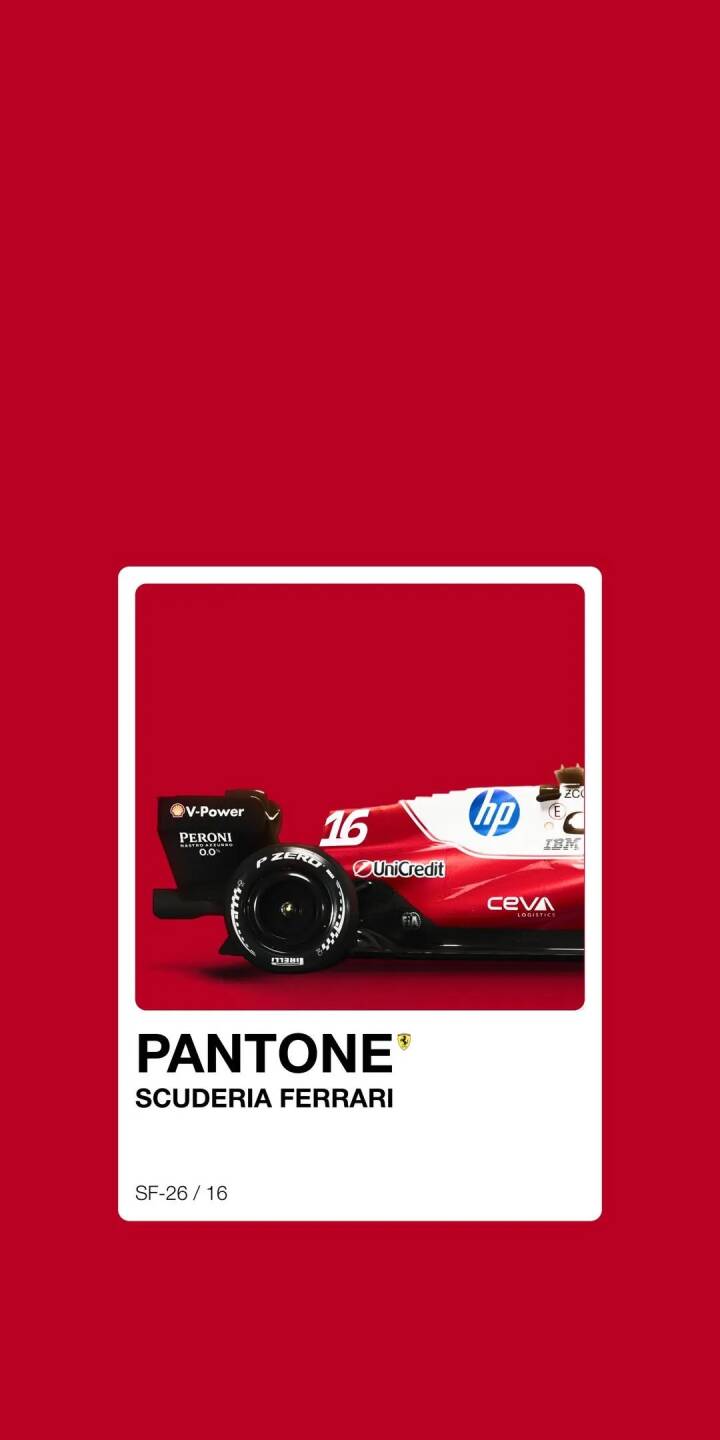 The iconic red Scuderia Ferrari F1 car, number 16, is showcased in a unique Pantone-style card on a vibrant red background in this striking 4K wallpaper. This perfect wallpaper for iPhone captures the essence of racing heritage and modern design. | red iphone ferrari wallpaper f1 racing formula 1 mobile 4k wallpaper hd wallpaper automotive pantone The iconic red Scuderia Ferrari F1 car, number 16, is showcased in a unique Pantone-style card on a vibrant red background in this striking 4K wallpaper. This perfect wallpaper for iPhone captures the essence of racing heritage and modern design.