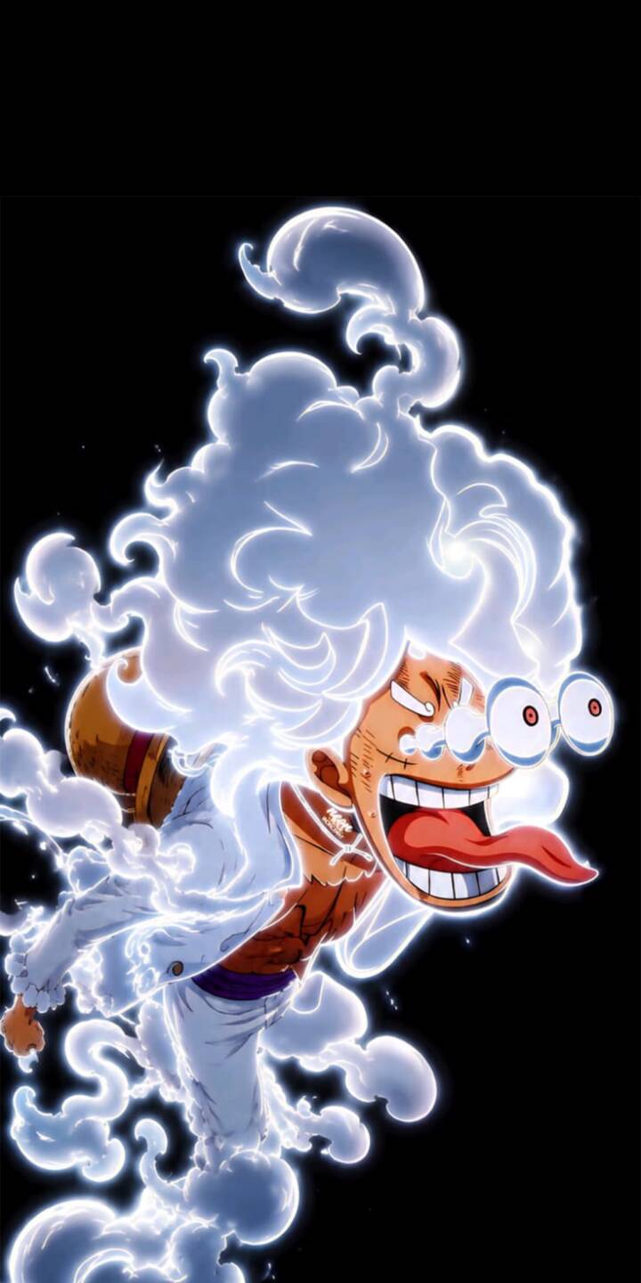 Luffy's iconic white smoke-like aura surrounds his ecstatic, cartoonish expression in this dynamic 4K wallpaper for iPhone. This must-have wallpaper showcases Gear 5 in full, joyful power against a dark background. | anime iphone one piece luffy dynamic wallpaper mobile 4k wallpaper hd wallpaper gear 5 nika joy boy Luffy's iconic white smoke-like aura surrounds his ecstatic, cartoonish expression in this dynamic 4K wallpaper for iPhone. This must-have wallpaper showcases Gear 5 in full, joyful power against a dark background.