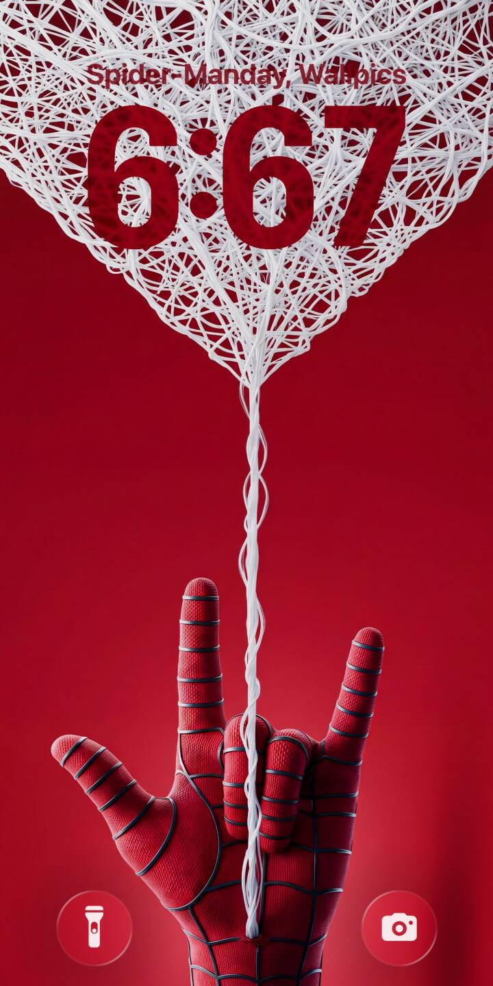 A delicate white web formation cascades from the top, intricately weaving into a heart shape above Spider-Man's iconic red hand, poised in a web-shooting gesture, set against a vibrant red backdrop in this stunning 4K wallpaper. This visually dynamic wallpaper is a perfect fit for any iPhone, capturing the essence of the hero. | aesthetic red superhero web marvel spiderman iphone wallpaper mobile 4k wallpaper hd wallpaper spider-man A delicate white web formation cascades from the top, intricately weaving into a heart shape above Spider-Man's iconic red hand, poised in a web-shooting gesture, set against a vibrant red backdrop in this stunning 4K wallpaper. This visually dynamic wallpaper is a perfect fit for any iPhone, capturing the essence of the hero.