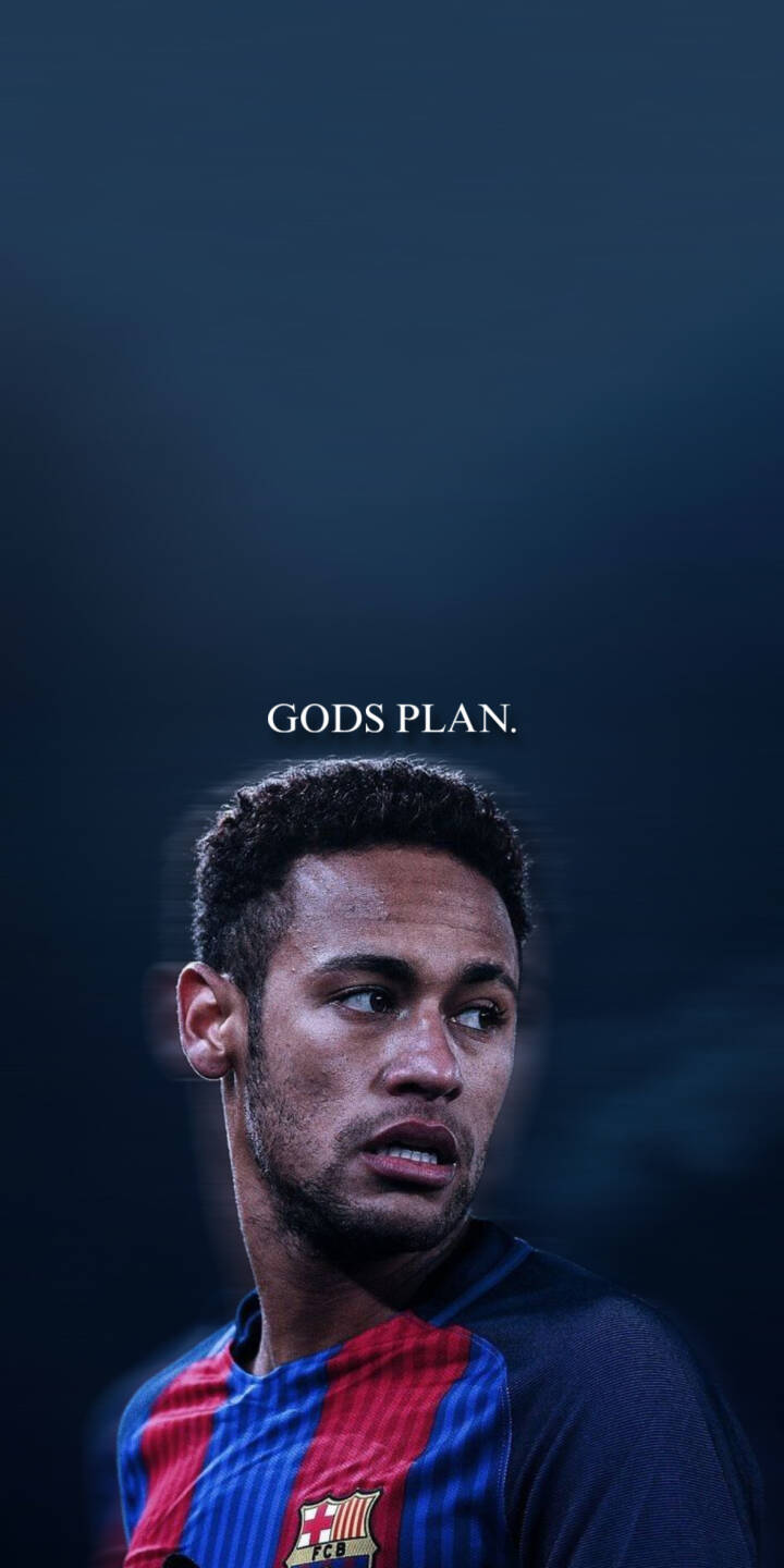 The inspiring phrase 'GODS PLAN.' floats above a pensive Neymar Jr. as he looks determined in his iconic FC Barcelona jersey in this striking 4K wallpaper. This powerful and motivational wallpaper is perfect for any iPhone, capturing the legendary footballer's thoughtful resolve. | football portrait iphone wallpaper neymar fc barcelona mobile 4k wallpaper hd wallpaper inspirational neymar jr gods plan The inspiring phrase 'GODS PLAN.' floats above a pensive Neymar Jr. as he looks determined in his iconic FC Barcelona jersey in this striking 4K wallpaper. This powerful and motivational wallpaper is perfect for any iPhone, capturing the legendary footballer's thoughtful resolve.