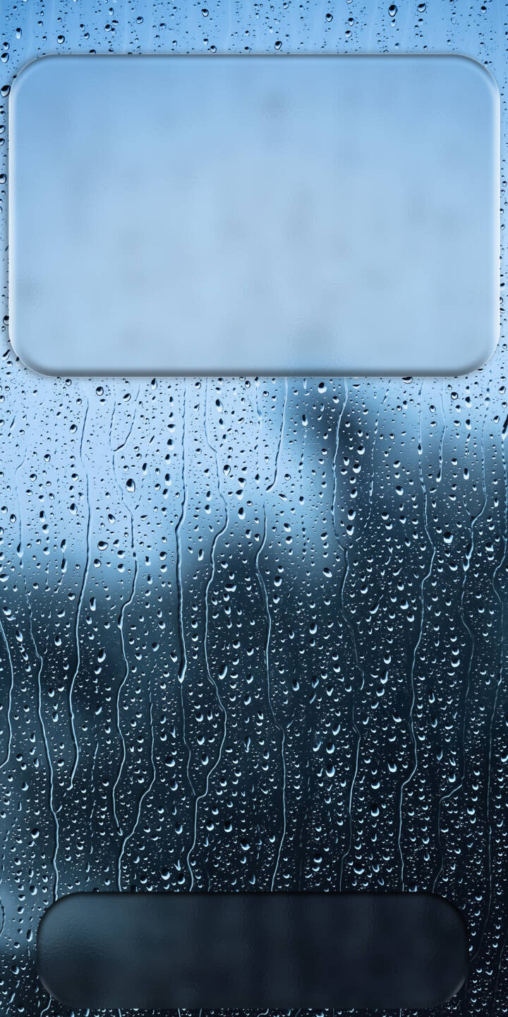 Small, glistening raindrops cling to the window pane, with soft vertical streaks flowing down a blurred blue and dark background, making this a calming 4K wallpaper for iPhone. The integrated rectangular overlays blend perfectly, offering an aesthetic window wallpaper experience. | window rain iphone abstract wallpaper mobile blue aesthetic 4k wallpaper hd wallpaper wet glass serene raindrops Small, glistening raindrops cling to the window pane, with soft vertical streaks flowing down a blurred blue and dark background, making this a calming 4K wallpaper for iPhone. The integrated rectangular overlays blend perfectly, offering an aesthetic window wallpaper experience.