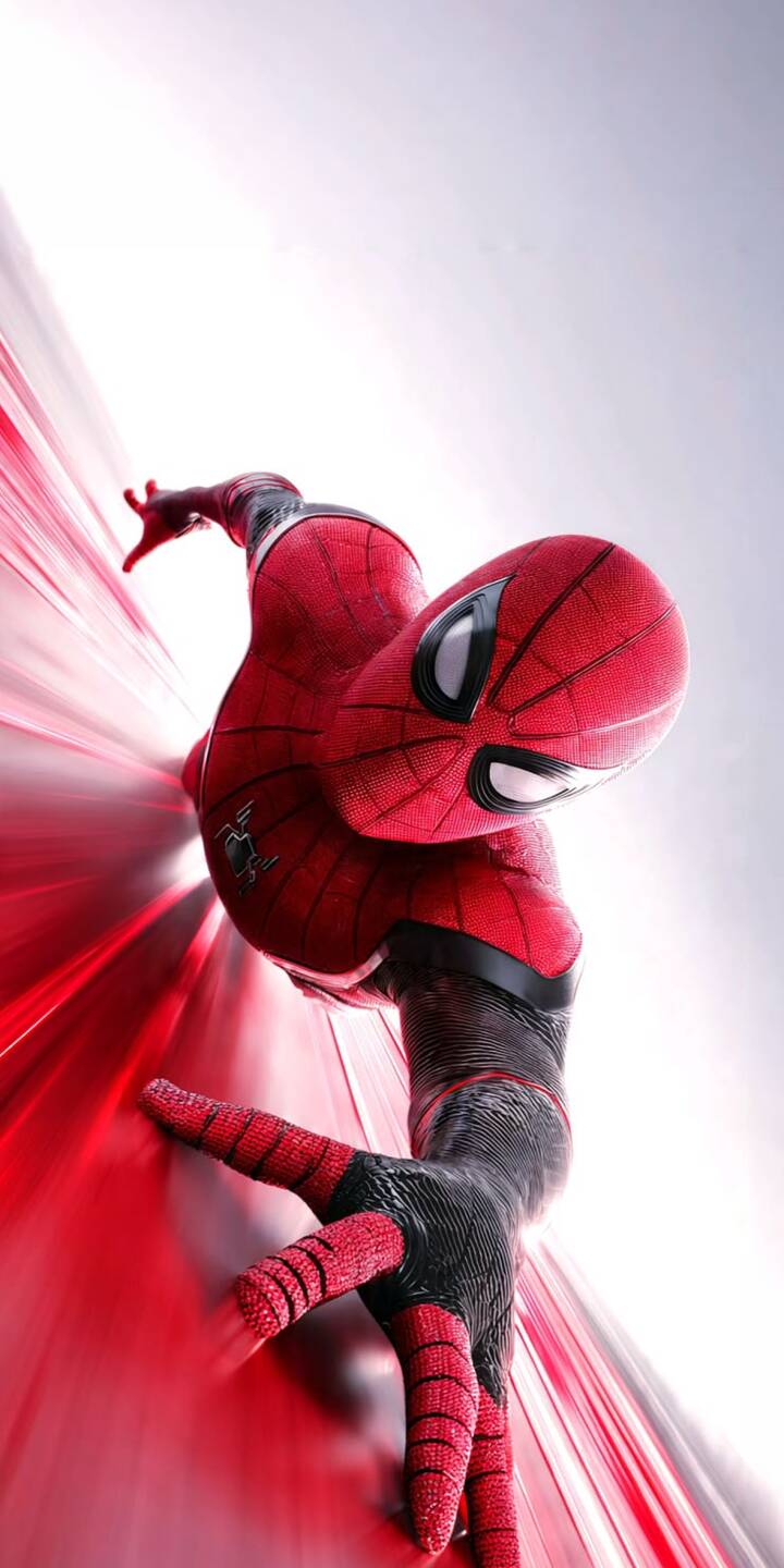 Streaks of vibrant red blur around Spider-Man as he zips into action, his iconic red and black suit beautifully textured in this 4K wallpaper, making it an essential dynamic wallpaper for iPhone users. | superhero marvel spiderman iphone dynamic wallpaper speed action mobile 4k wallpaper hd wallpaper spider-man Streaks of vibrant red blur around Spider-Man as he zips into action, his iconic red and black suit beautifully textured in this 4K wallpaper, making it an essential dynamic wallpaper for iPhone users.