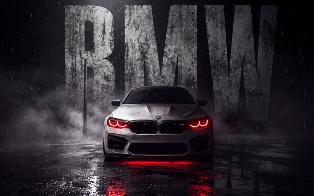 Illuminated by striking red headlights and underglow, this powerful 4K BMW M5 wallpaper captures the luxury car in a dramatic, rainy urban setting with a textured BMW logo background. It's the perfect moody wallpaper for your MacOS desktop. | bmw wallpaper macos bmw m5 luxury car 4k wallpaper hd wallpaper automotive dark aesthetic red headlights macbook imac Illuminated by striking red headlights and underglow, this powerful 4K BMW M5 wallpaper captures the luxury car in a dramatic, rainy urban setting with a textured BMW logo background. It's the perfect moody wallpaper for your MacOS desktop.