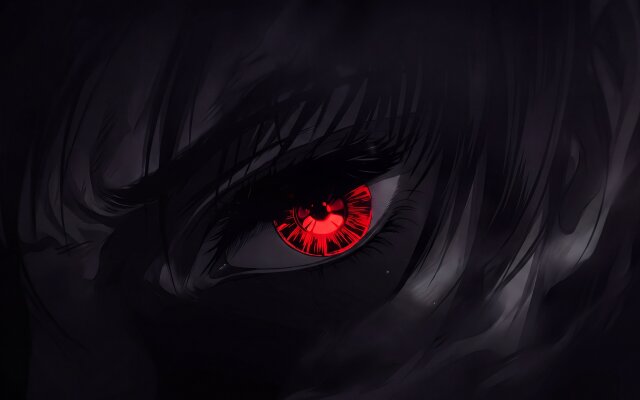 A piercing crimson ghoul eye, intensely detailed in 4K, dominates this dark anime wallpaper. This captivating wallpaper is designed for your MacOS or MacBook, presenting a powerful gaze amid a mysterious, shadowy background. | aesthetic dark anime wallpaper macos 4k wallpaper hd wallpaper red eye mysterious macbook imac ghoul eye A piercing crimson ghoul eye, intensely detailed in 4K, dominates this dark anime wallpaper. This captivating wallpaper is designed for your MacOS or MacBook, presenting a powerful gaze amid a mysterious, shadowy background.