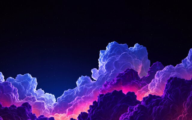 Vibrant fractal clouds blaze with electric blue, deep purple, and neon pink hues against a serene, star-dusted night sky, creating a breathtaking visual. This stunning 4K aesthetic wallpaper is perfectly optimized for your MacOS or MacBook device, offering a cosmic display that will transform your screen. | wallpaper vibrant macos 4k wallpaper hd wallpaper starry sky abstract art neon colors cosmic clouds macbook imac fractal Vibrant fractal clouds blaze with electric blue, deep purple, and neon pink hues against a serene, star-dusted night sky, creating a breathtaking visual. This stunning 4K aesthetic wallpaper is perfectly optimized for your MacOS or MacBook device, offering a cosmic display that will transform your screen.