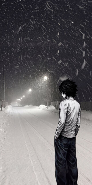 Contemplative L Winter Wallpaper