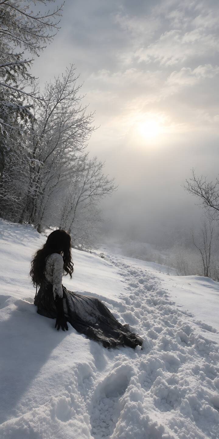 Golden sunlight breaks through the winter mist as a solitary figure, their long dark hair flowing, gazes out across a serene, snow-covered landscape. This truly atmospheric 4K wallpaper is a must-have wallpaper for iPhone users seeking a tranquil winter scene. | snow 4k Golden sunlight breaks through the winter mist as a solitary figure, their long dark hair flowing, gazes out across a serene, snow-covered landscape. This truly atmospheric 4K wallpaper is a must-have wallpaper for iPhone users seeking a tranquil winter scene.