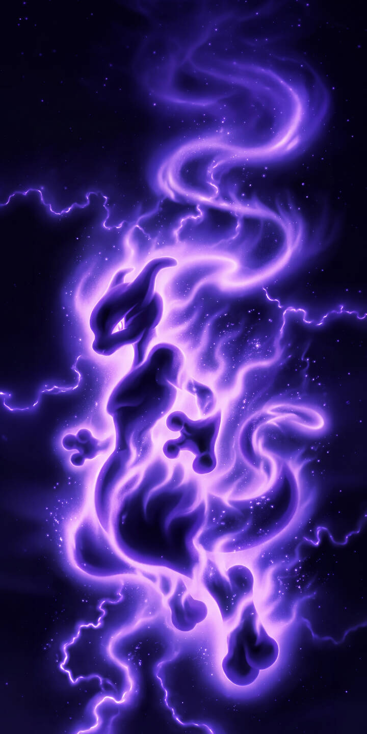 Intense purple cosmic energy radiates from Mewtwo, with swirling glowing tendrils and subtle lightning illuminating the dark background in this powerful 4K wallpaper. This captivating Pokémon wallpaper is a must-have for iPhone users who appreciate epic visuals. | purple anime iphone pokemon wallpaper electric mobile 4k wallpaper hd wallpaper cosmic legendary pokemon mewtwo Intense purple cosmic energy radiates from Mewtwo, with swirling glowing tendrils and subtle lightning illuminating the dark background in this powerful 4K wallpaper. This captivating Pokémon wallpaper is a must-have for iPhone users who appreciate epic visuals.