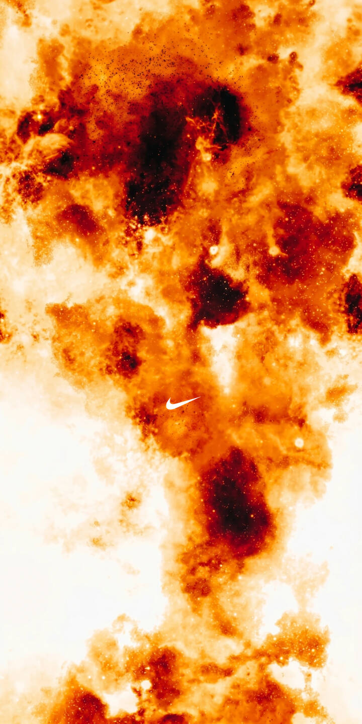 Intense orange and deep red hues erupt around a crisp white Nike swoosh, creating a dynamic, almost nebula-like design in this captivating 4K wallpaper. This vibrant wallpaper is a must-have for iPhone users who appreciate energetic, branded aesthetics. | brand nike iphone abstract wallpaper mobile 4k wallpaper hd wallpaper fiery energetic swoosh Intense orange and deep red hues erupt around a crisp white Nike swoosh, creating a dynamic, almost nebula-like design in this captivating 4K wallpaper. This vibrant wallpaper is a must-have for iPhone users who appreciate energetic, branded aesthetics.
