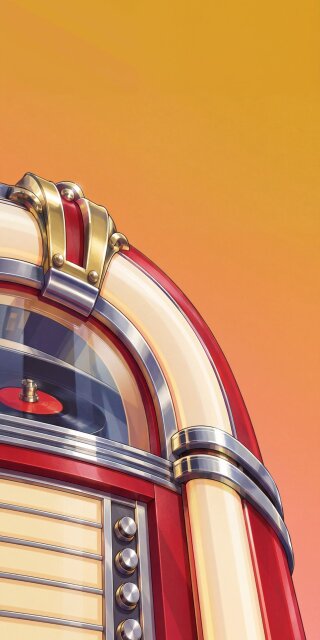 Classic Jukebox Retro Wallpaper
