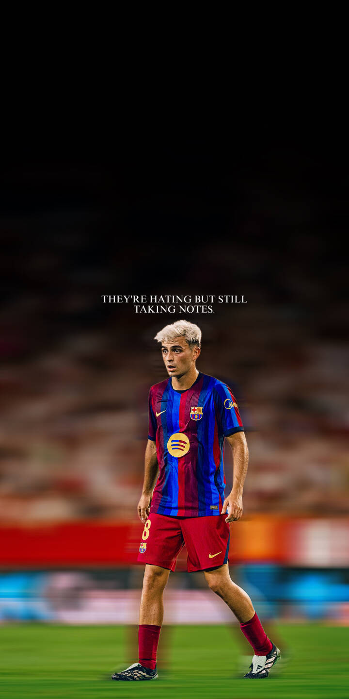 Pedri strides confidently across the vibrant green pitch in his iconic FC Barcelona kit, with a motivational text overlay, making for a striking 4K wallpaper. This dynamic scene is the perfect wallpaper for iPhone, capturing the essence of the young star. | football aesthetic motivational iphone soccer barcelona wallpaper pedri fc barcelona mobile 4k wallpaper hd wallpaper Pedri strides confidently across the vibrant green pitch in his iconic FC Barcelona kit, with a motivational text overlay, making for a striking 4K wallpaper. This dynamic scene is the perfect wallpaper for iPhone, capturing the essence of the young star.
