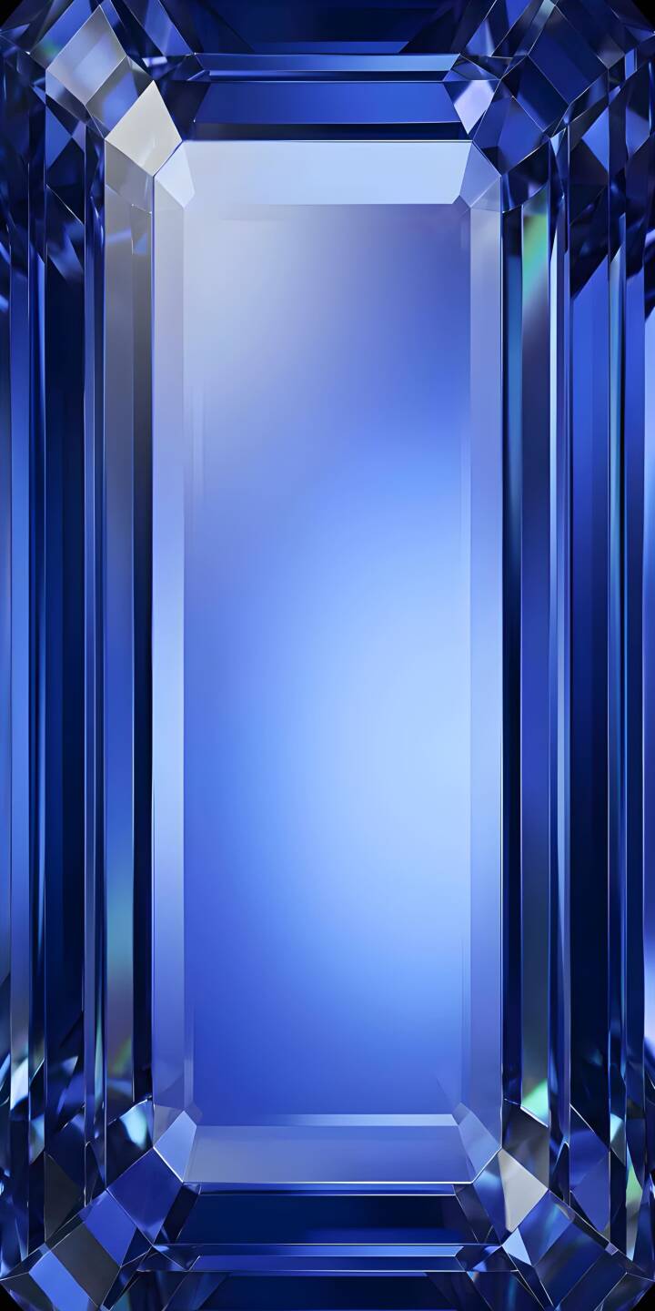 The stunning deep blue hue of this emerald-cut gemstone glows softly from its core, casting brilliant light across its precise facets in this luxurious 4K wallpaper. This elegant crystal wallpaper is a perfect background for your iPhone, bringing a sophisticated touch to your device. | blue crystal iphone abstract wallpaper sparkling mobile elegant gemstone 4k wallpaper hd wallpaper sapphire The stunning deep blue hue of this emerald-cut gemstone glows softly from its core, casting brilliant light across its precise facets in this luxurious 4K wallpaper. This elegant crystal wallpaper is a perfect background for your iPhone, bringing a sophisticated touch to your device.
