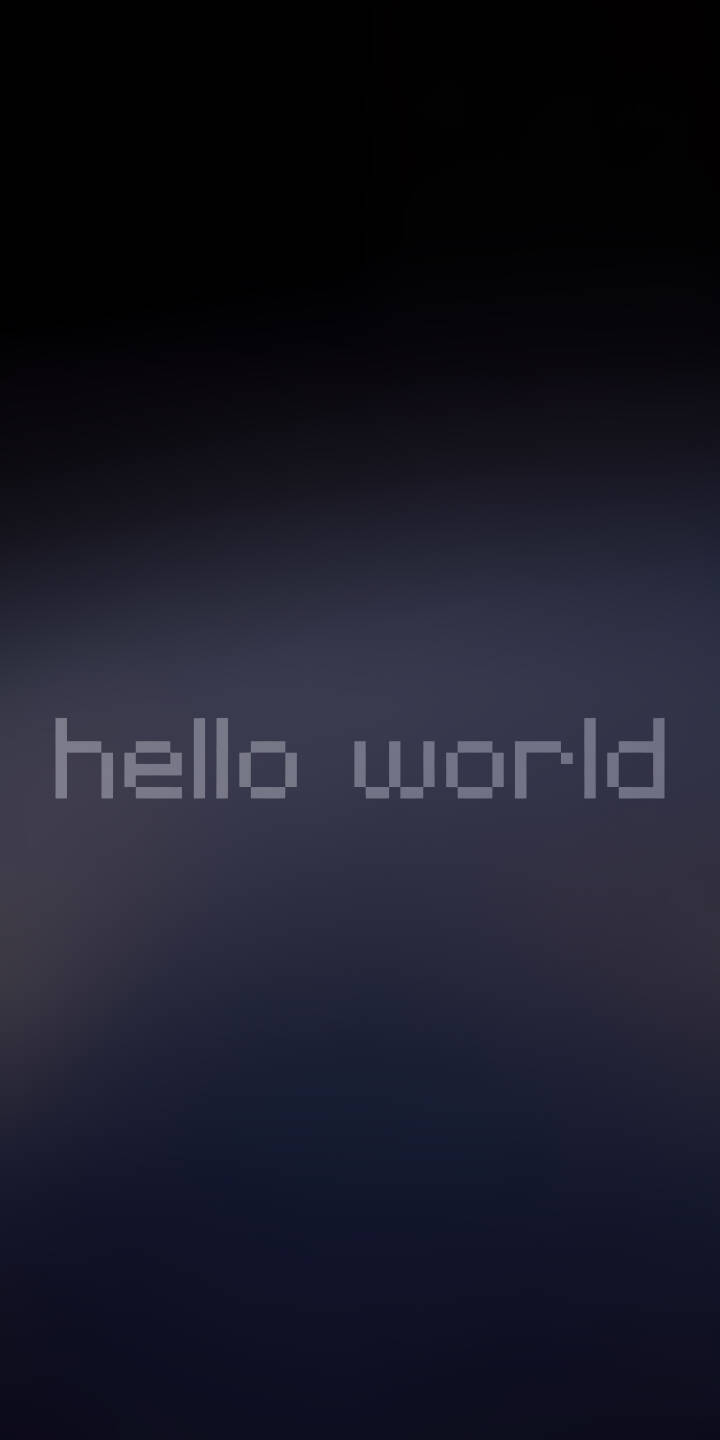 Pixelated "hello world" text, rendered in a light grey hue, offers a nostalgic, retro computing aesthetic in this striking 4K wallpaper. This clean, gradient background wallpaper is perfect for personalizing your iPhone. | dark iphone retro minimalist coding wallpaper tech mobile pixel art 4k wallpaper hd wallpaper hello world Pixelated "hello world" text, rendered in a light grey hue, offers a nostalgic, retro computing aesthetic in this striking 4K wallpaper. This clean, gradient background wallpaper is perfect for personalizing your iPhone.