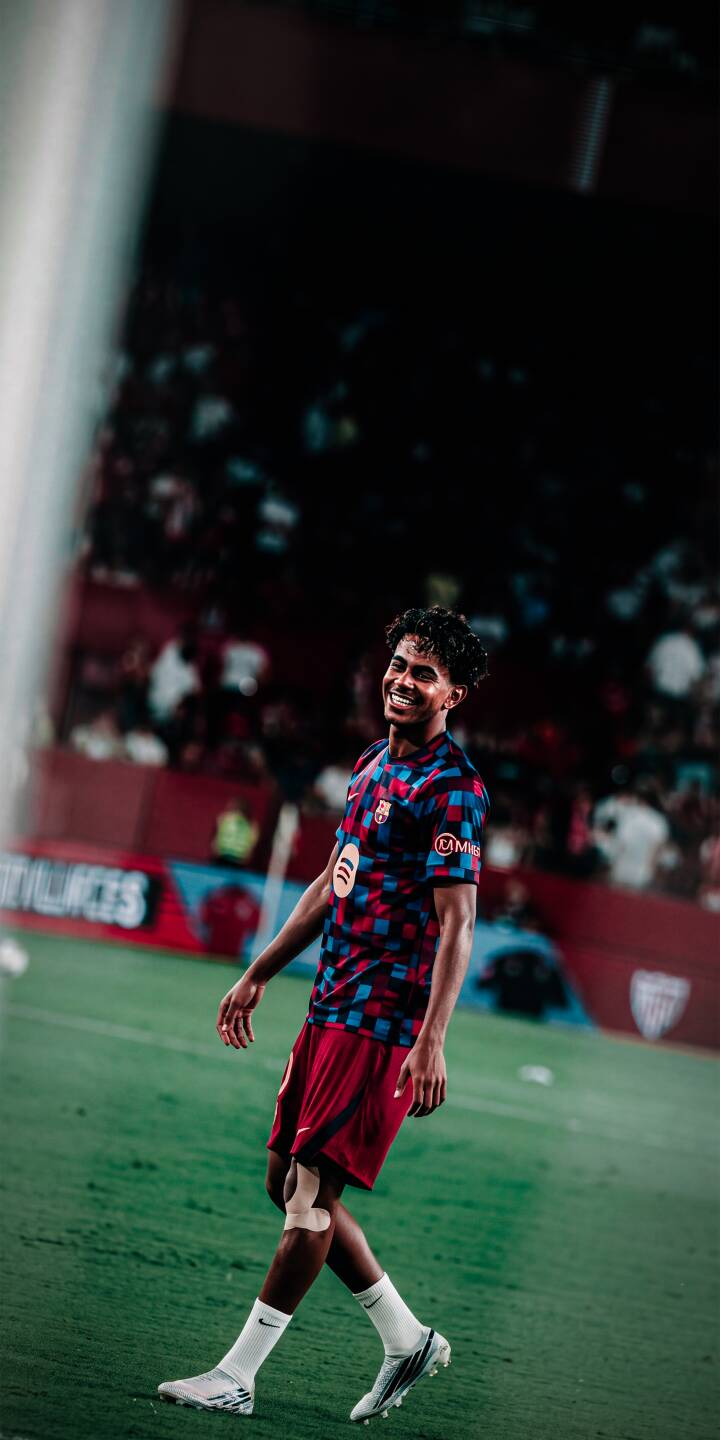 Lamine Yamals's radiant smile lights up the pitch in this vibrant 4K wallpaper, showcasing his distinctive FC Barcelona checkerboard jersey. This compelling football wallpaper is perfect for any iPhone user. | football smile athlete iphone soccer wallpaper lamine yamal lamine yamal fc barcelona mobile 4k wallpaper hd wallpaper yamal 10 lamine yamal era lamine yamal 10 lamine yamal wallpaper yamal celebration yamal 4k Lamine Yamals's radiant smile lights up the pitch in this vibrant 4K wallpaper, showcasing his distinctive FC Barcelona checkerboard jersey. This compelling football wallpaper is perfect for any iPhone user.