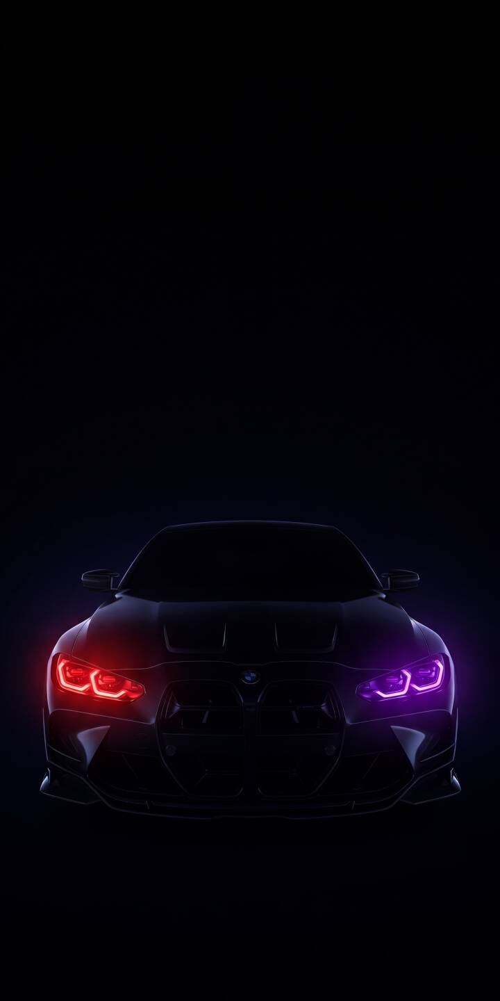 Vibrant red and purple headlights pierce the darkness, revealing the aggressive silhouette of a BMW M car in this striking 4K wallpaper. This dynamic wallpaper is perfect for personalizing your iPhone. | dark neon iphone bmw m4 wallpaper sportscar mobile 4k wallpaper hd wallpaper automotive bmw m Vibrant red and purple headlights pierce the darkness, revealing the aggressive silhouette of a BMW M car in this striking 4K wallpaper. This dynamic wallpaper is perfect for personalizing your iPhone.