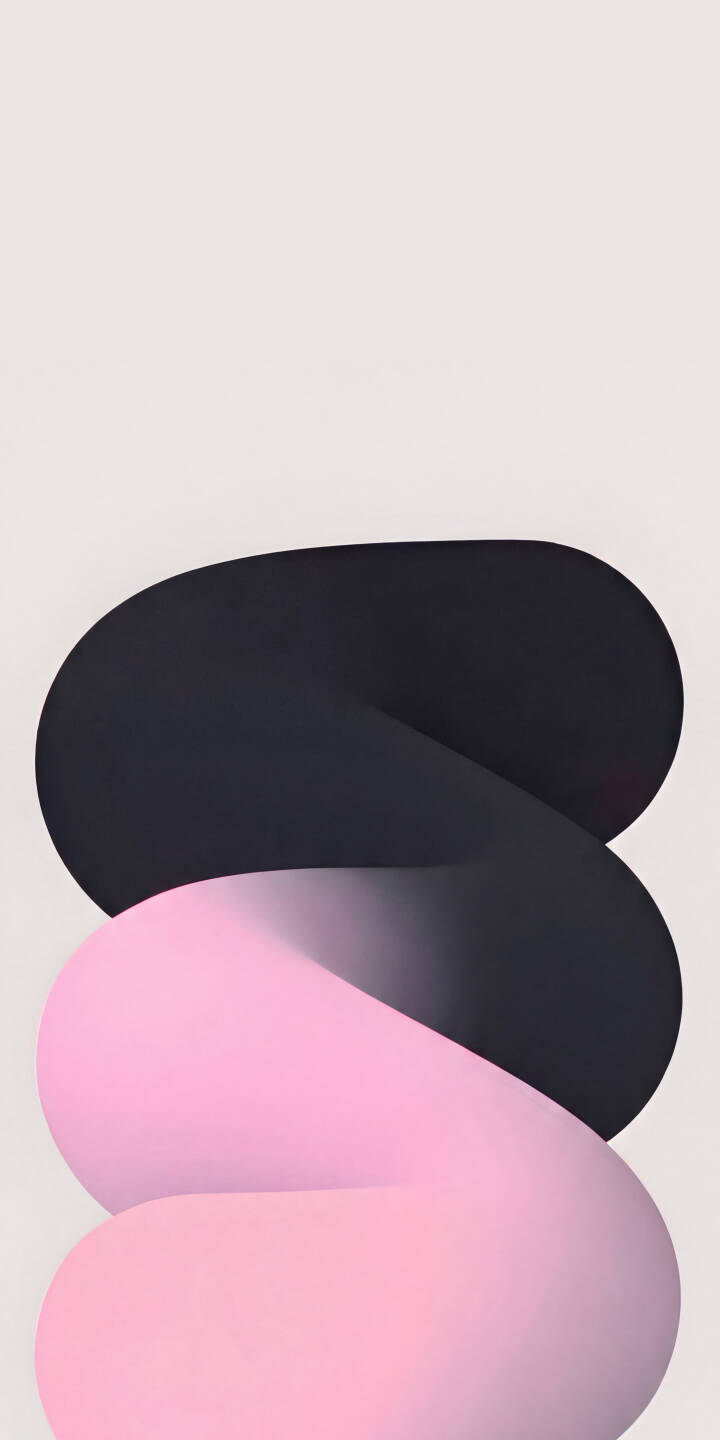 Smooth, intertwined forms in elegant black and delicate pink present a clean and sophisticated visual in this abstract 4K wallpaper, making it a perfect mobile wallpaper for iPhone customization. | pink black iphone abstract minimalist wallpaper smooth mobile 4k wallpaper hd wallpaper shapes modern art Smooth, intertwined forms in elegant black and delicate pink present a clean and sophisticated visual in this abstract 4K wallpaper, making it a perfect mobile wallpaper for iPhone customization.