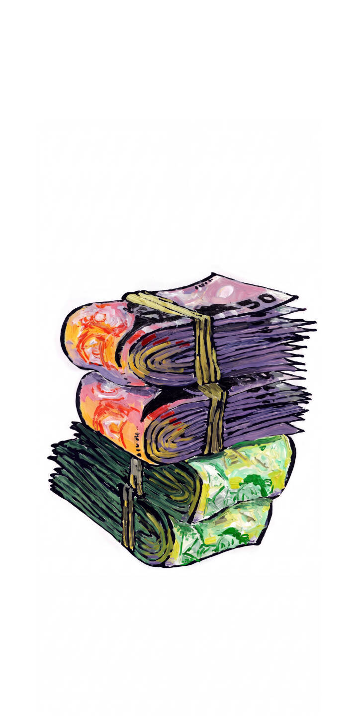 Three vibrantly colored bundles of cash, tied neatly with string, form a distinct stack on a clean white background in this eye-catching 4K wallpaper. This dynamic money wallpaper is a perfect fit for any iPhone, adding a touch of financial flair. | illustration cash money stack iphone wallpaper dollars artistic mobile 4k wallpaper hd wallpaper wealth Three vibrantly colored bundles of cash, tied neatly with string, form a distinct stack on a clean white background in this eye-catching 4K wallpaper. This dynamic money wallpaper is a perfect fit for any iPhone, adding a touch of financial flair.