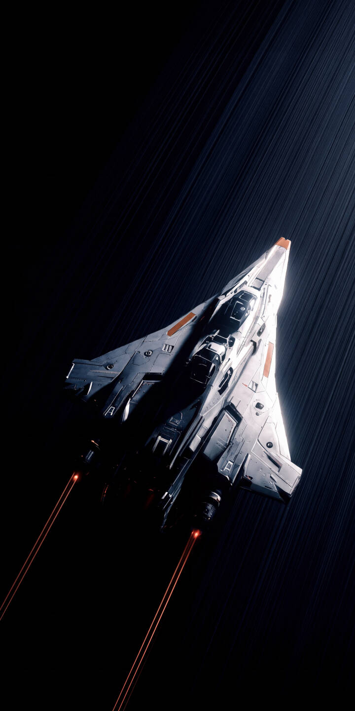Glowing red thruster trails streak across the dark void as this sleek, white and orange starship cuts through space in a stunning 4K wallpaper. This futuristic sci-fi wallpaper is perfect for your iPhone screen, capturing the essence of deep space exploration. | aesthetic dark iphone wallpaper futuristic spaceship mobile 4k wallpaper hd wallpaper sci-fi space art starship Glowing red thruster trails streak across the dark void as this sleek, white and orange starship cuts through space in a stunning 4K wallpaper. This futuristic sci-fi wallpaper is perfect for your iPhone screen, capturing the essence of deep space exploration.