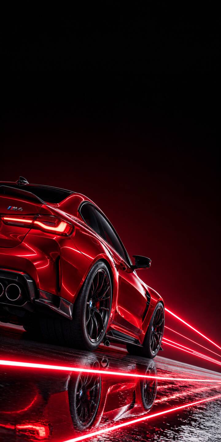 Vibrant neon red lines streak across a reflective surface, highlighting the sleek design of a radiant red BMW M4 in this dynamic 4K wallpaper. This stunning automotive wallpaper is perfect for any iPhone. | car sports car red neon iphone bmw wallpaper bmw m4 mobile 4k wallpaper hd wallpaper automotive Vibrant neon red lines streak across a reflective surface, highlighting the sleek design of a radiant red BMW M4 in this dynamic 4K wallpaper. This stunning automotive wallpaper is perfect for any iPhone.