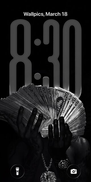Fanned Twenty Dollar Bills Wallpaper