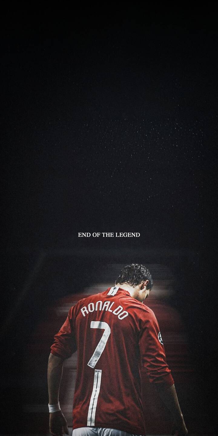 A somber Cristiano Ronaldo walks away, back to the viewer in his iconic red Manchester United jersey with number 7, embodying the profound 'END OF THE LEGEND' message in this evocative 4K wallpaper. This emotional football wallpaper is perfect for iPhone users seeking a powerful tribute. | football iphone ronaldo cristiano wallpaper cr7 legend mobile manchester united emotional 4k wallpaper hd wallpaper A somber Cristiano Ronaldo walks away, back to the viewer in his iconic red Manchester United jersey with number 7, embodying the profound 'END OF THE LEGEND' message in this evocative 4K wallpaper. This emotional football wallpaper is perfect for iPhone users seeking a powerful tribute.