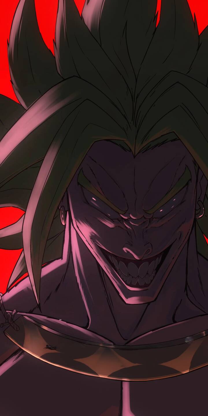 A sinister, wide grin with many teeth dominates Broly's face, his glowing green eyes peering out from deep shadows against a vibrant red background in this intense 4K wallpaper. This dynamic Broly wallpaper is perfect for personalizing your iPhone. | dark anime iphone wallpaper broly mobile 4k wallpaper hd wallpaper sinister grin dragon ball legendary super saiyan A sinister, wide grin with many teeth dominates Broly's face, his glowing green eyes peering out from deep shadows against a vibrant red background in this intense 4K wallpaper. This dynamic Broly wallpaper is perfect for personalizing your iPhone.