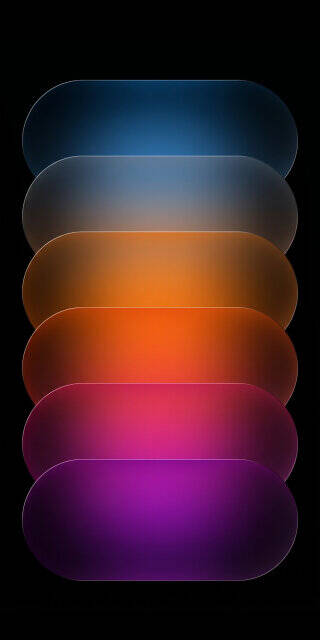 Stacked, translucent bars transition from deep blue to vibrant purple against a sleek black background in this modern 4K wallpaper, offering an eye-catching aesthetic for your iPhone. | neon Stacked, translucent bars transition from deep blue to vibrant purple against a sleek black background in this modern 4K wallpaper, offering an eye-catching aesthetic for your iPhone.