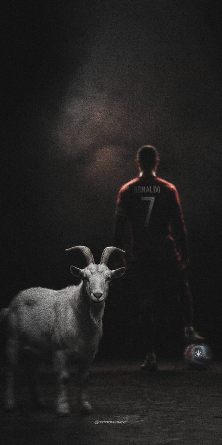 Cristiano Ronaldo walks alongside the ultimate symbol of greatness, creating a surreal tribute to his legendary status as one of football's greatest icons. | ronaldo goat cr7 portugal realmadrid Cristiano Ronaldo walks alongside the ultimate symbol of greatness, creating a surreal tribute to his legendary status as one of football's greatest icons.