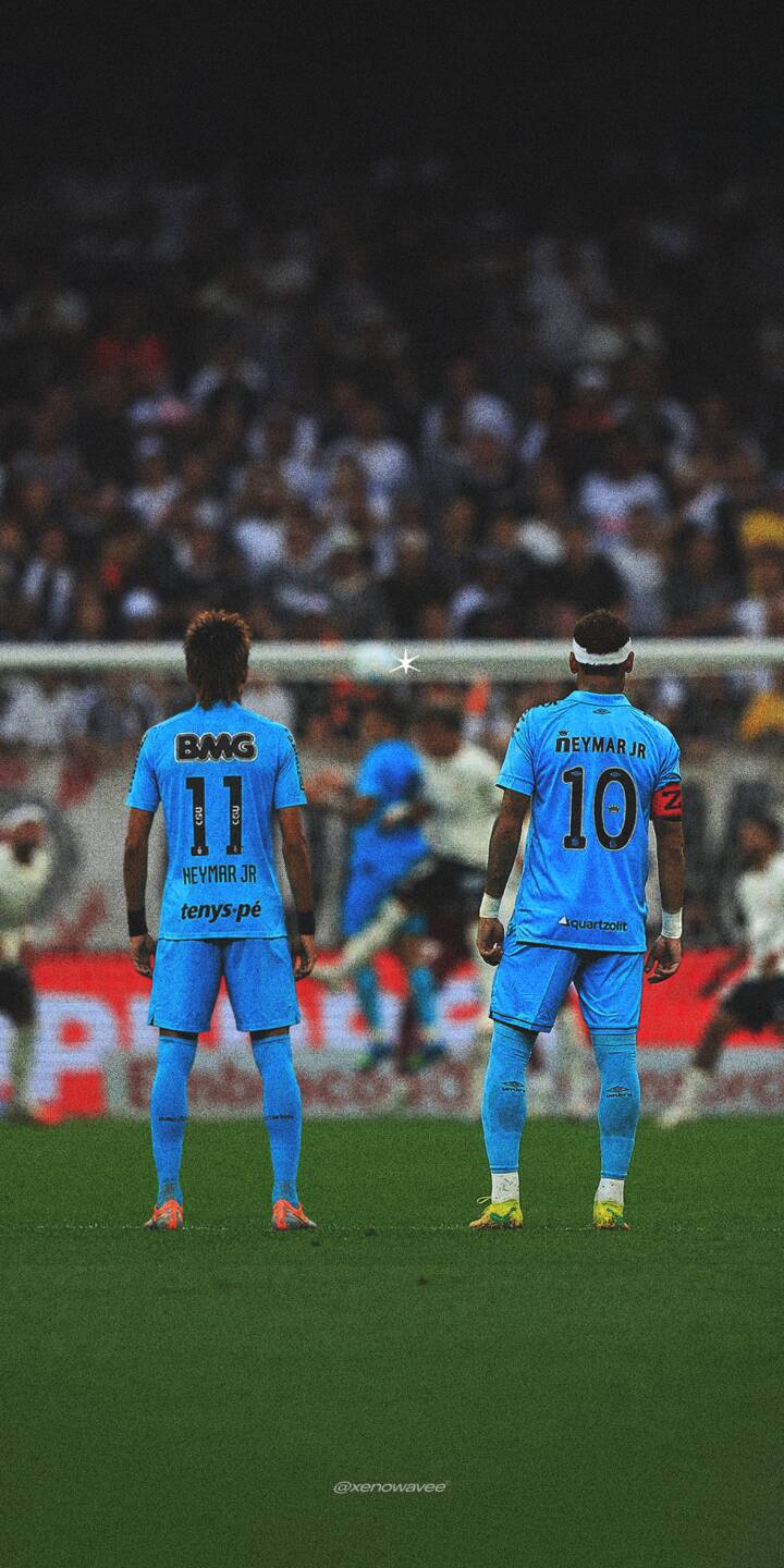 Neymar meets his younger self from the Santos era, creating a nostalgic tribute to where his legendary journey began and how far he has come. | neymar santos prime ney Neymar meets his younger self from the Santos era, creating a nostalgic tribute to where his legendary journey began and how far he has come.