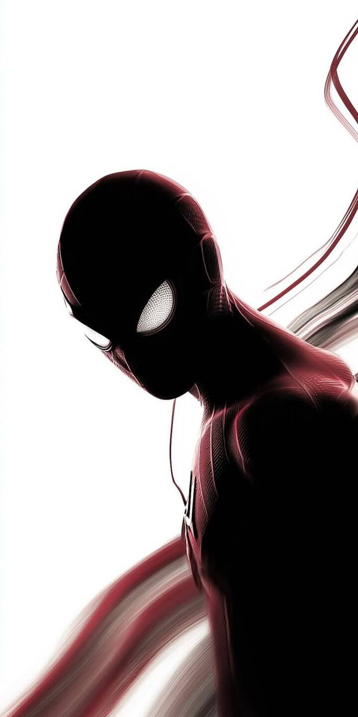 The iconic white eyes of Spider-Man glow intensely from the shadows, highlighting his textured red suit against a dynamic, motion-blurred background in this striking 4K wallpaper. This powerful and aesthetic wallpaper is perfect for personalizing your iPhone. | aesthetic dark superhero marvel spiderman iphone minimalist wallpaper mobile 4k wallpaper hd wallpaper spider-man The iconic white eyes of Spider-Man glow intensely from the shadows, highlighting his textured red suit against a dynamic, motion-blurred background in this striking 4K wallpaper. This powerful and aesthetic wallpaper is perfect for personalizing your iPhone.