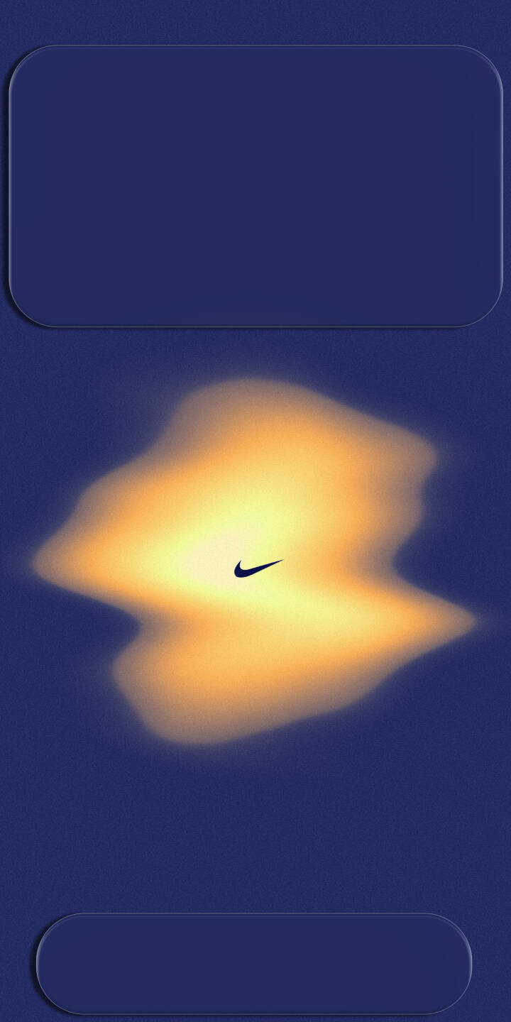 A radiant orange glow emanates around the iconic black Nike Swoosh, creating a vibrant focal point on a deep blue textured background. This stunning 4K wallpaper offers a clean, aesthetic look perfect for an iPhone lock screen. | aesthetic blue orange brand nike iphone minimalist wallpaper mobile 4k wallpaper hd wallpaper nike swoosh A radiant orange glow emanates around the iconic black Nike Swoosh, creating a vibrant focal point on a deep blue textured background. This stunning 4K wallpaper offers a clean, aesthetic look perfect for an iPhone lock screen.