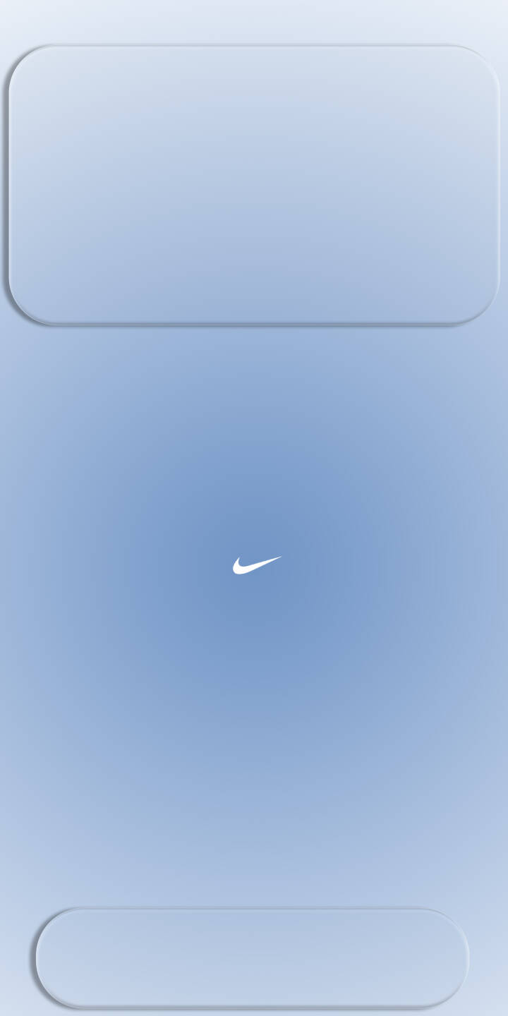 The serene light blue gradient background beautifully frames the crisp white Nike swoosh, creating a clean aesthetic in this 4K wallpaper. This minimalist design, featuring subtle embossed rectangles, makes a stylish wallpaper for your iPhone. | aesthetic blue nike iphone minimalist wallpaper gradient mobile 4k wallpaper hd wallpaper swoosh nike logo The serene light blue gradient background beautifully frames the crisp white Nike swoosh, creating a clean aesthetic in this 4K wallpaper. This minimalist design, featuring subtle embossed rectangles, makes a stylish wallpaper for your iPhone.