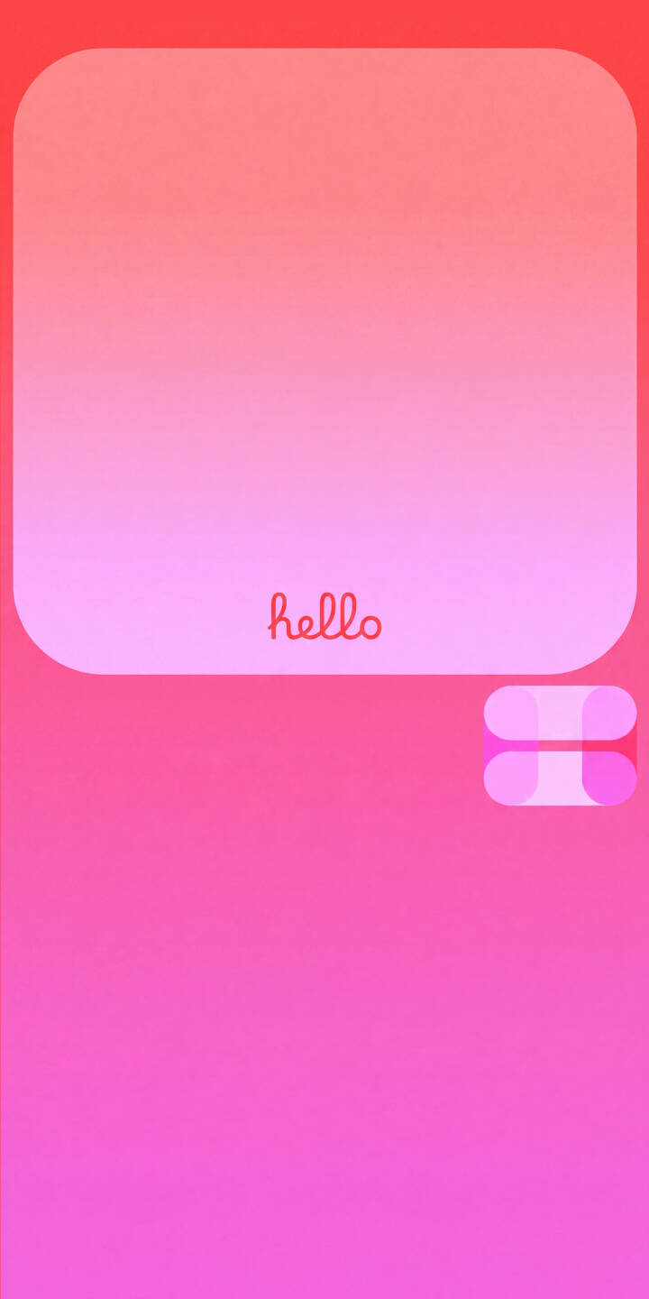 The stylish 'hello' text gracefully floats within a vibrant pink and red gradient message bubble, creating an eye-catching 4K wallpaper for your iPhone. This abstract design, featuring soft rounded edges and a subtle toggle element, offers a modern mobile wallpaper. | pink iphone abstract wallpaper gradient hello modern mobile 4k wallpaper hd wallpaper ui The stylish 'hello' text gracefully floats within a vibrant pink and red gradient message bubble, creating an eye-catching 4K wallpaper for your iPhone. This abstract design, featuring soft rounded edges and a subtle toggle element, offers a modern mobile wallpaper.
