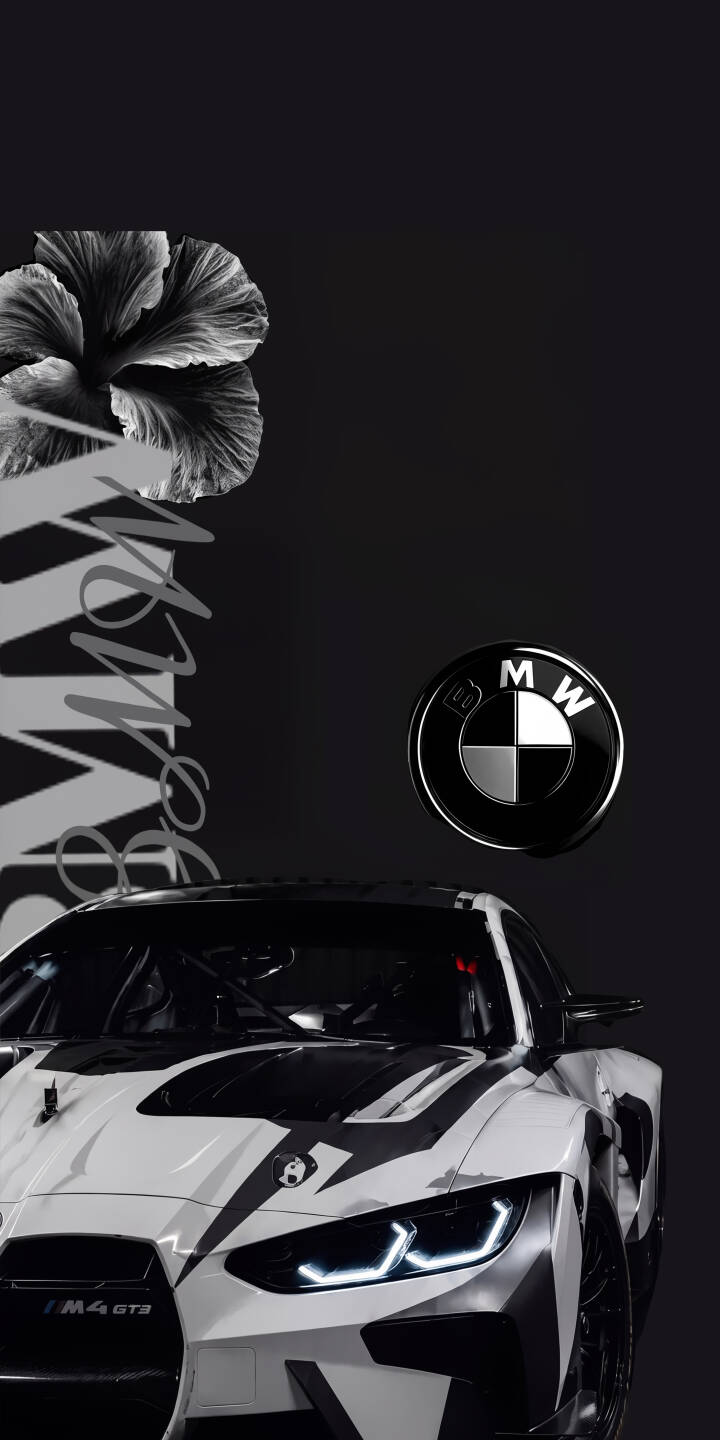 The aggressive white and black livery of the BMW M4 GT3 race car commands attention, featuring sleek illuminated headlights against a dark, monochrome background in this stunning 4K wallpaper. This dynamic wallpaper, complete with a prominent BMW logo, is perfect for any iPhone. | race car iphone bmw wallpaper sportscar mobile m4 gt3 4k wallpaper hd wallpaper automotive sleek monochrome The aggressive white and black livery of the BMW M4 GT3 race car commands attention, featuring sleek illuminated headlights against a dark, monochrome background in this stunning 4K wallpaper. This dynamic wallpaper, complete with a prominent BMW logo, is perfect for any iPhone.