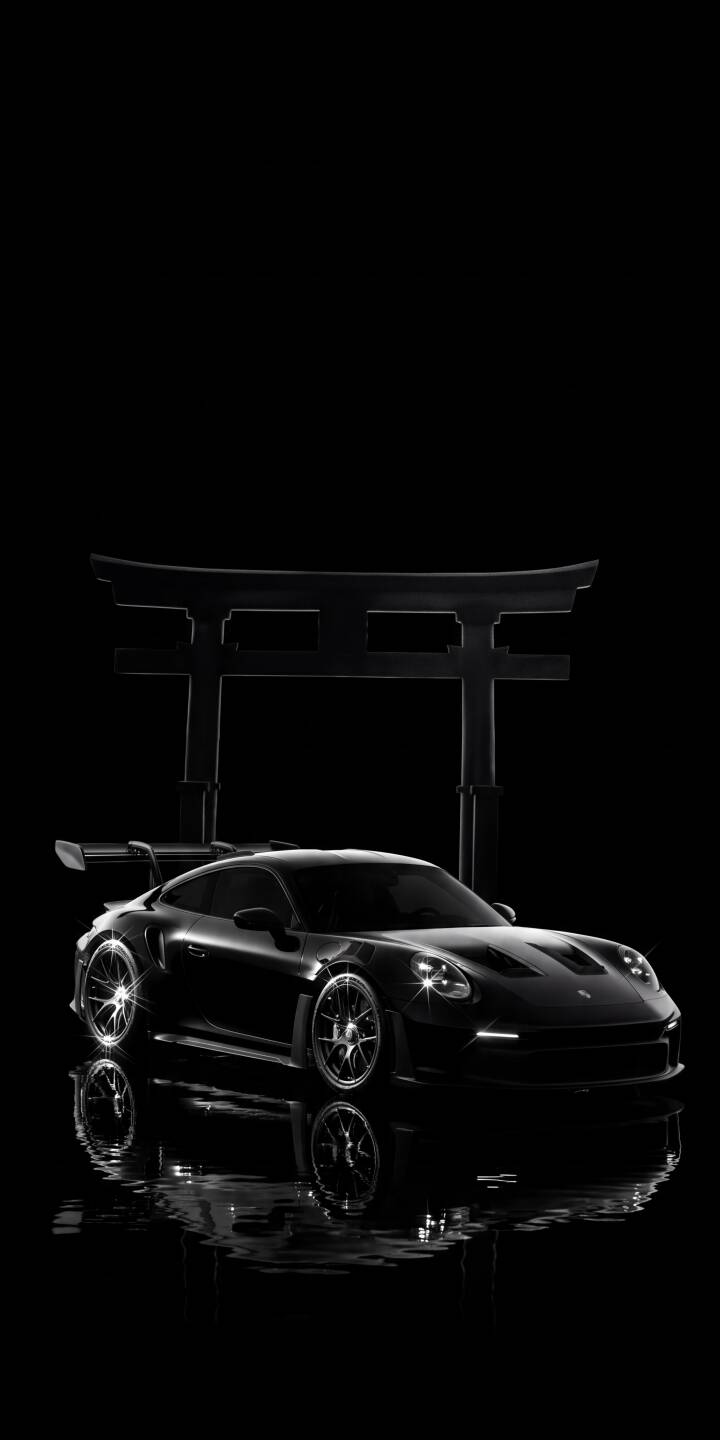 Reflections shimmer under the sleek black Porsche GT3 RS, parked majestically before a subtle Torii gate in this captivating 4K wallpaper. It's an ideal luxury car wallpaper for iPhone users seeking a dark and aesthetic look. | aesthetic sports car dark reflection iphone porsche wallpaper mobile porsche 911 gt3 rs 4k wallpaper hd wallpaper Reflections shimmer under the sleek black Porsche GT3 RS, parked majestically before a subtle Torii gate in this captivating 4K wallpaper. It's an ideal luxury car wallpaper for iPhone users seeking a dark and aesthetic look.