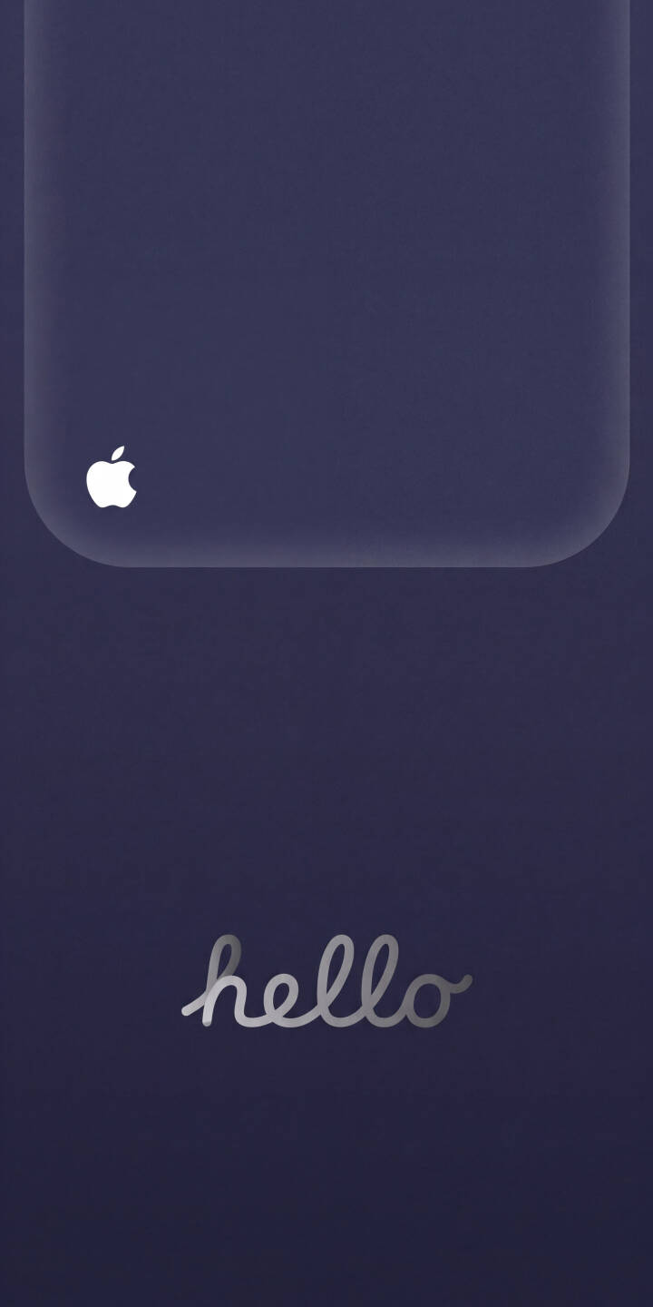 The elegant silver 'hello' script shines on a deep indigo background in this stunning 4K wallpaper. Featuring a subtle translucent top curve and the iconic Apple logo, this minimalist wallpaper is perfect for your iPhone. | aesthetic dark purple apple iphone minimalist wallpaper hello apple logo mobile 4k wallpaper hd wallpaper The elegant silver 'hello' script shines on a deep indigo background in this stunning 4K wallpaper. Featuring a subtle translucent top curve and the iconic Apple logo, this minimalist wallpaper is perfect for your iPhone.
