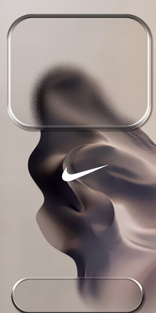 Nike Minimalist Swoosh Flow Wallpaper